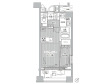 イニシア築地レジデンスの間取り図画像