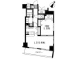 レジディア日本橋人形町IIの間取り図画像
